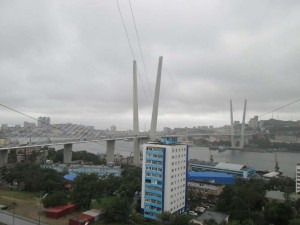 Suspension bridge in Vladivostok